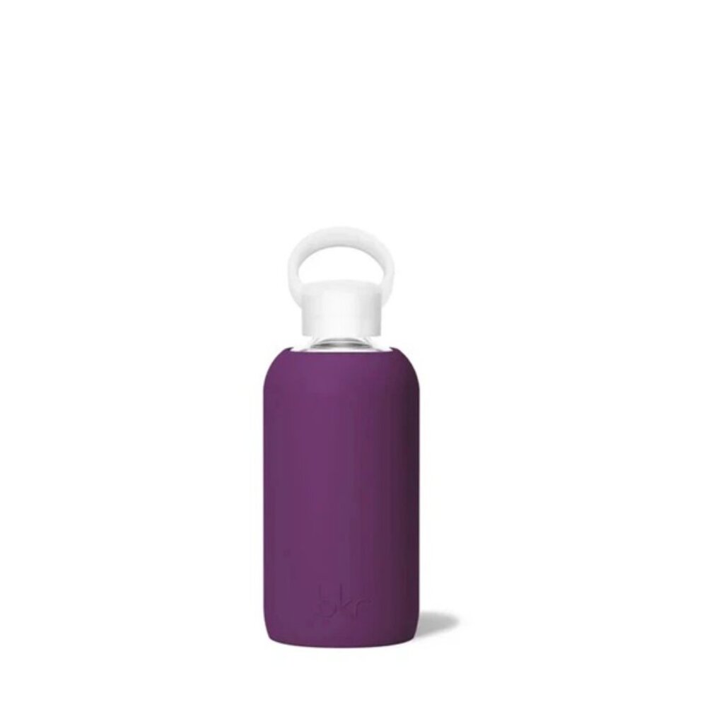 BKR Glass Water Bottle Eris (Opaque Black Currant Purple) Little 16oz/500ml